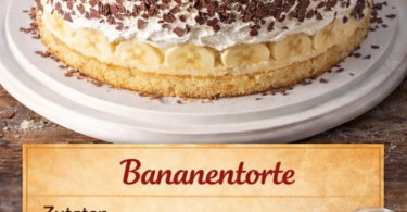 Bananentorte – unglaublich cremig und einfach himmlisch 🍌🍰