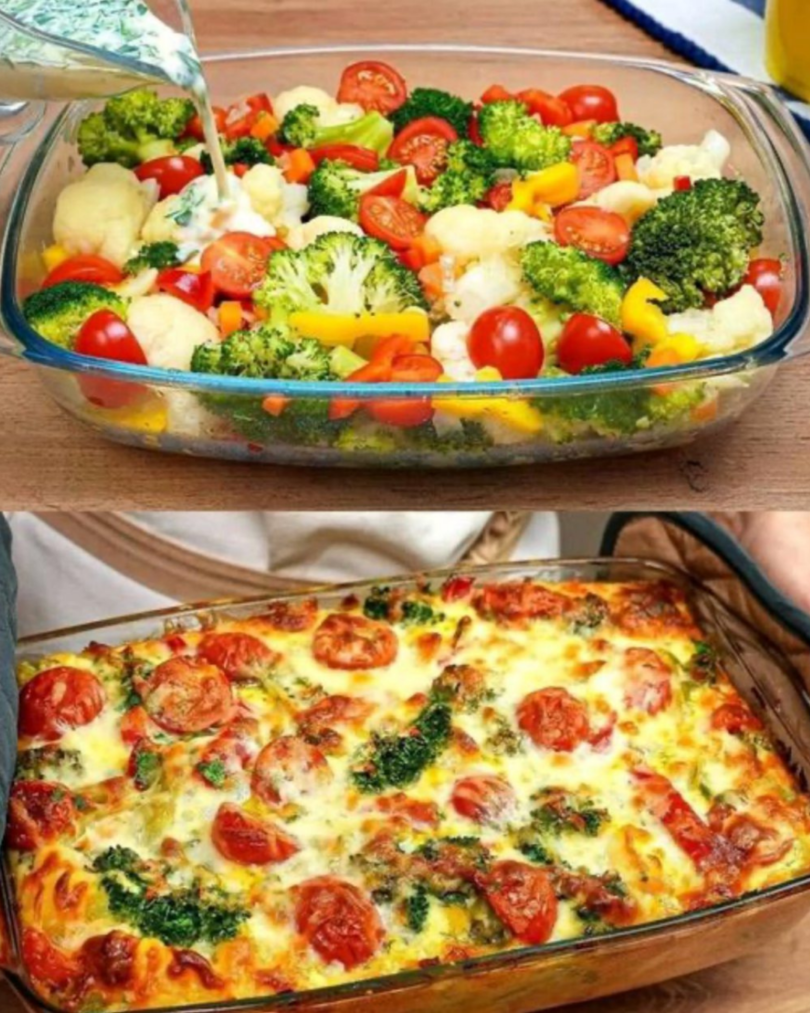 Für mich besser als Fleisch – Blumenkohl-Brokkoli-Auflauf 😍🥦