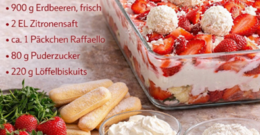 Suchtfaktor garantiert – Erdbeer-Raffaello-Tiramisu 🍓🥥