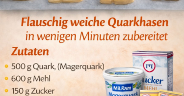 Flauschig weiche Quarkhasen – in wenigen Minuten zubereitet 🐰😍
