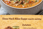 Diese Hack-Käse-Suppe macht süchtig – cremig, würzig und unglaublich lecker 😍