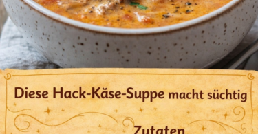 Diese Hack-Käse-Suppe macht süchtig – cremig, würzig und unglaublich lecker 😍