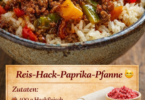 Reis-Hack-Paprika-Pfanne