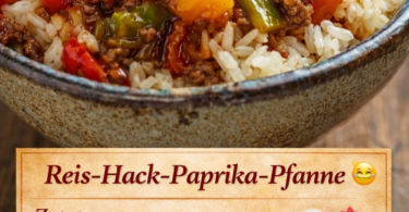 Reis-Hack-Paprika-Pfanne