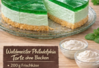 Waldmeister-Philadelphia-Torte ohne Backen – cremig, frisch & perfekt 💚🍰