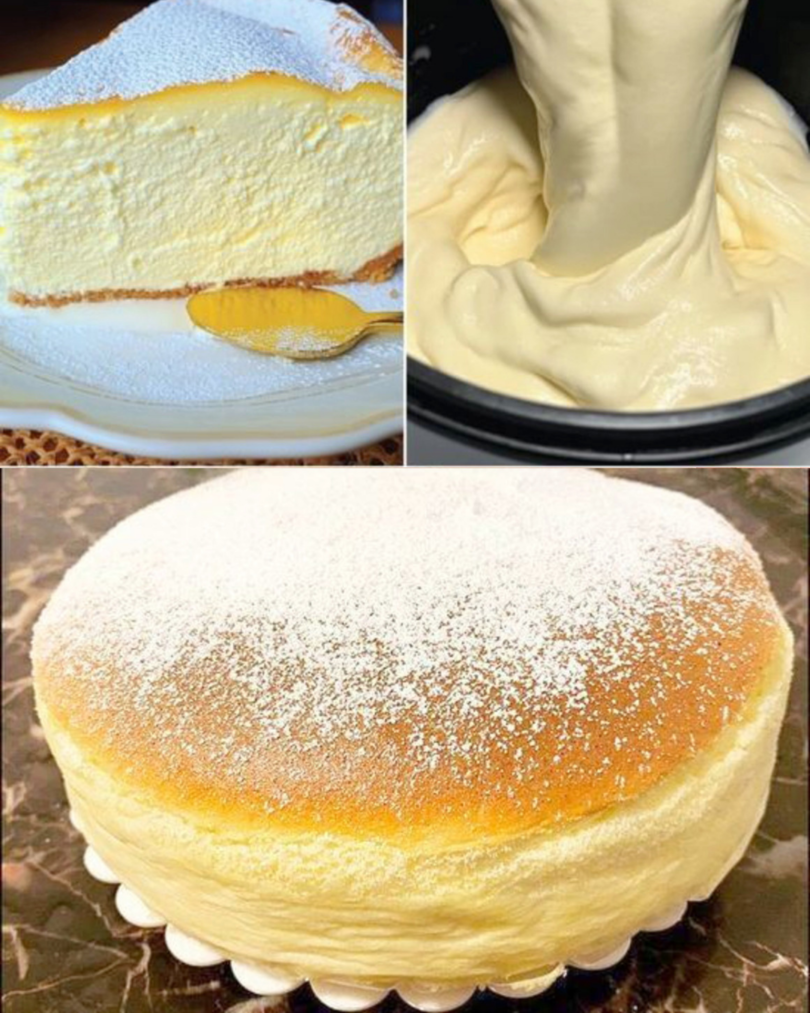 Wolkenkuchen ohne Mehl – so locker und lecker, die ganze Familie liebt ihn 😍☁️