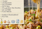 Cremige Käse-Lauch-Pasta mit Hackfleisch – würzig, cremig & echtes Soulfood