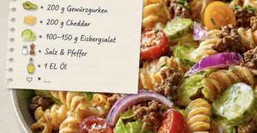 Big Mac Pasta-Salat – würzig, cremig & einfach genial 😍🍔🥗