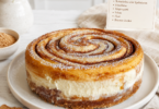 Zimtschnecken-Käsekuchen – cremig, zimtig & unwiderstehlich lecker 🍰✨