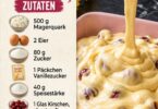 Quark-Kirschkuchen in 5 Minuten – cremig, fruchtig & unglaublich einfach 🍒🍰