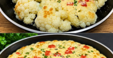 Blumenkohlpfanne mit 3 Eiern – einfach, herzhaft und schnell gemacht