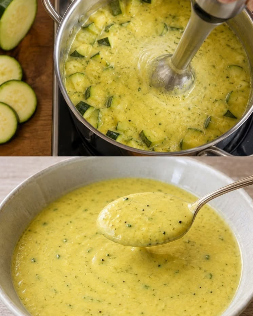 Cremige Zucchinisuppe – leicht, aromatisch und schnell gemacht