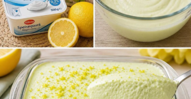 Cremiges Zitronen-Quark-Dessert – frisch, leicht und herrlich luftig