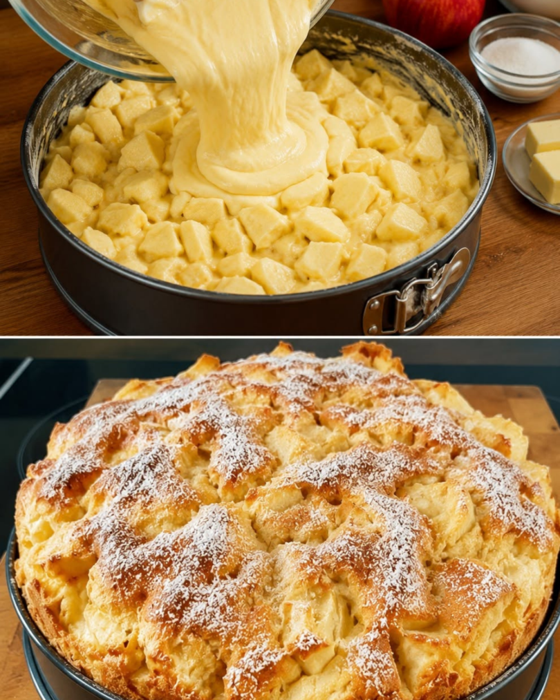 Italienischer Apfelkuchen in 5 Minuten – saftig, fluffig und herrlich einfach