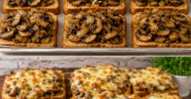 Jägertoast mit Champignons und Käse – herzhaft, knusprig und schnell überbacken