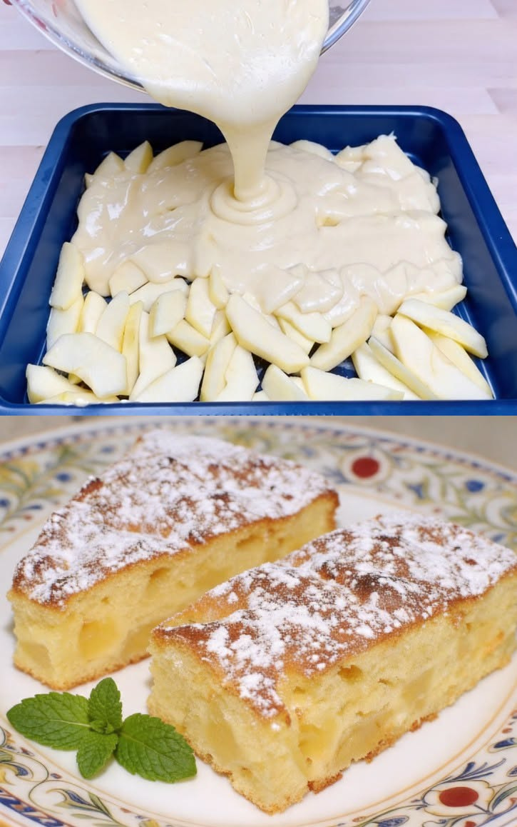 Saftiger Apfelkuchen – nur Apfel, kein Schnickschnack und herrlich einfach