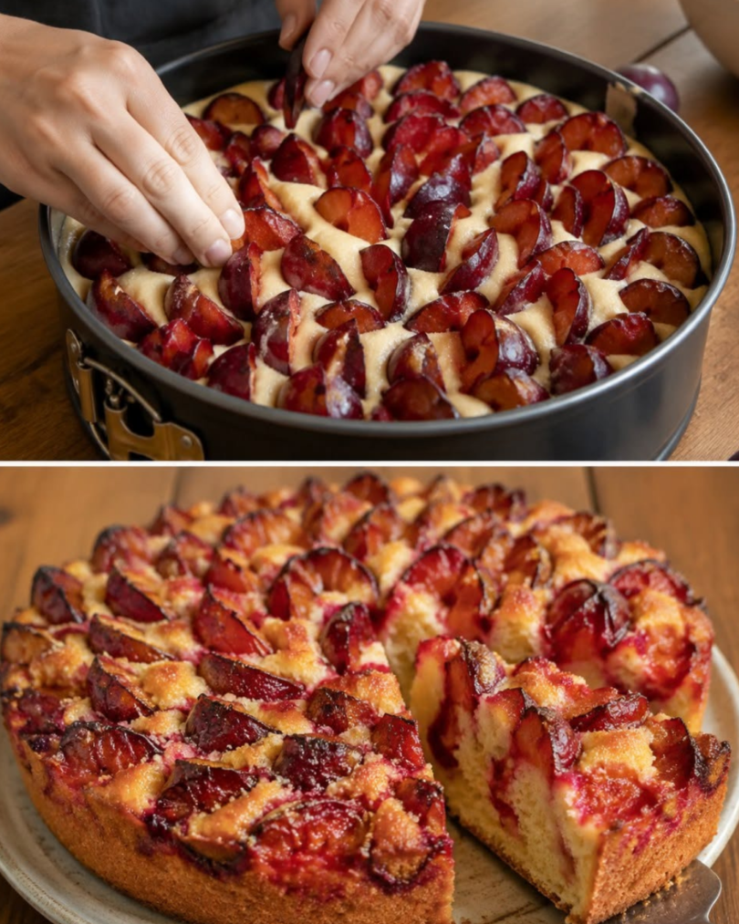 Saftiger Pflaumenkuchen mit Mandeln – einfach und herrlich fruchtig