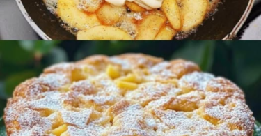 Schneller Apfelkuchen mit 3 Äpfeln – in 10 Minuten vorbereitet