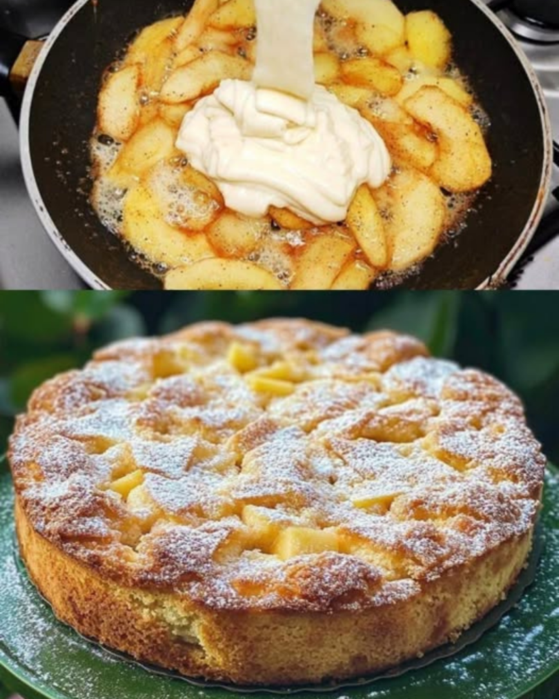 Schneller Apfelkuchen mit 3 Äpfeln – in 10 Minuten vorbereitet