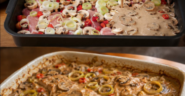 Schnitzelpfanne mit Champignons und Jägersoße – perfekt zum Vorbereiten