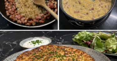 Herzhafter Zwiebelkuchen mit Speck und Käse – einfach und unglaublich lecker