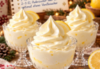 Weihnachts-Zitronencreme mit Joghurt – schnelles Dessert im Glas